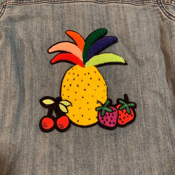 Hanna Andersson Fruit Patch Denim Jacket - Picture 5 of 5
